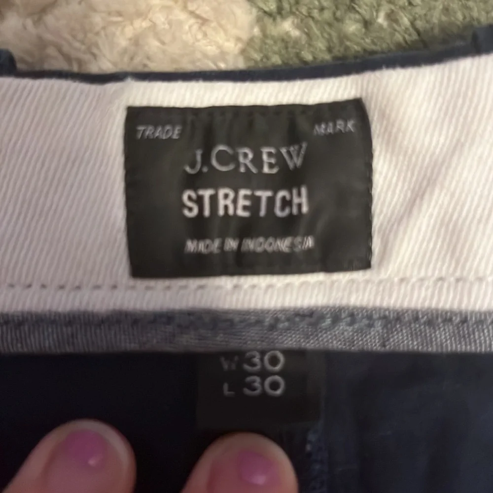 J. Crew stretch navy chino pants